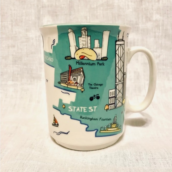 Chicago Mug | Ceramic Coffee Cup Souvenir | Windy City - Picture 5 of 5